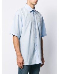 hellblaues Kurzarmhemd von Balenciaga