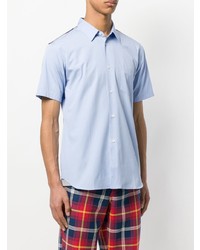 hellblaues Kurzarmhemd von Comme Des Garçons Shirt Boys