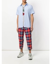 hellblaues Kurzarmhemd von Comme Des Garçons Shirt Boys