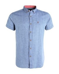 hellblaues Kurzarmhemd von SPRINGFIELD