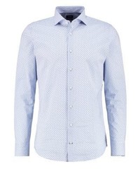 hellblaues Langarmhemd mit Blumenmuster von JOOP!