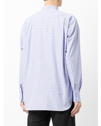 hellblaues Langarmhemd mit Flicken von Comme Des Garcons SHIRT