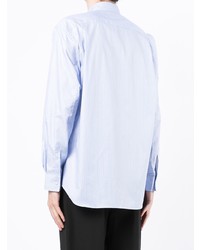 hellblaues Langarmhemd mit Flicken von Comme Des Garcons SHIRT