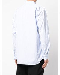 hellblaues Langarmhemd mit Flicken von Comme Des Garcons SHIRT