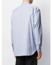 hellblaues Langarmhemd mit Flicken von Comme Des Garcons SHIRT