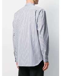 hellblaues Langarmhemd mit Flicken von Comme Des Garcons SHIRT