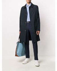 hellblaues Langarmhemd mit geometrischem Muster von Paul Smith