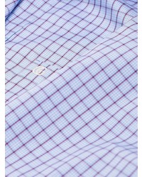 hellblaues Langarmhemd mit Karomuster von Gucci
