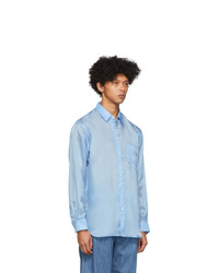 hellblaues Langarmhemd von Comme Des Garcons SHIRT