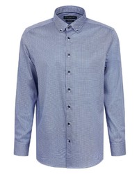 hellblaues Langarmhemd von Bugatti