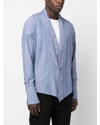 hellblaues Langarmhemd von Greg Lauren