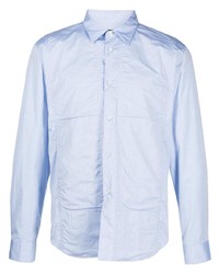 hellblaues Langarmhemd von Comme des Garcons Homme Deux