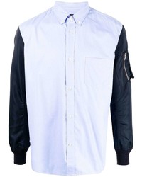 hellblaues Langarmhemd von Comme des Garcons Homme