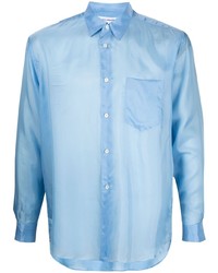 hellblaues Langarmhemd von Comme Des Garcons SHIRT