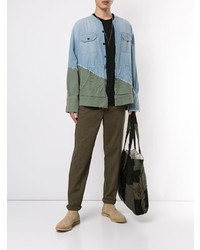 hellblaues Langarmhemd von Greg Lauren