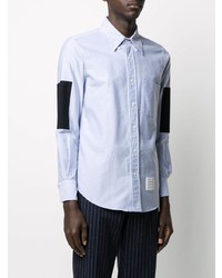 hellblaues Langarmhemd von Thom Browne