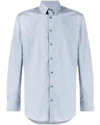 hellblaues Langarmhemd von Giorgio Armani