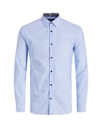 hellblaues Langarmhemd von Jack & Jones