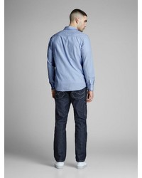 hellblaues Langarmhemd von Jack & Jones