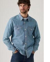 hellblaues Langarmhemd von Levi's