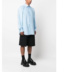 hellblaues Langarmhemd von Raf Simons