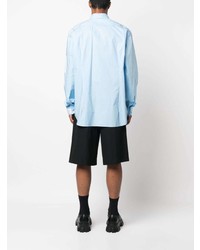 hellblaues Langarmhemd von Raf Simons