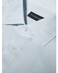 hellblaues Langarmhemd von Ermenegildo Zegna