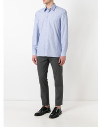 hellblaues Langarmhemd von Jil Sander