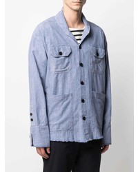 hellblaues Langarmhemd von Greg Lauren