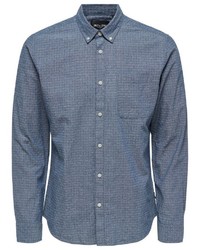 hellblaues Langarmhemd von ONLY & SONS