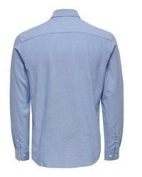 hellblaues Langarmhemd von ONLY & SONS