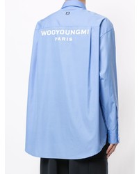 hellblaues Langarmhemd von Wooyoungmi