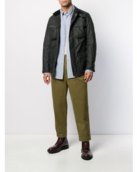 hellblaues Langarmhemd von Barbour