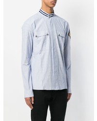 hellblaues Langarmhemd von Balmain