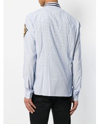 hellblaues Langarmhemd von Balmain