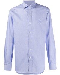 hellblaues Langarmhemd von Polo Ralph Lauren