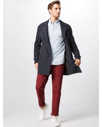 hellblaues Langarmhemd von Scotch & Soda