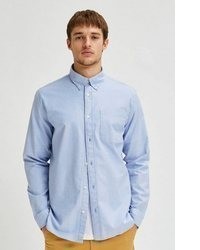 hellblaues Langarmhemd von Selected