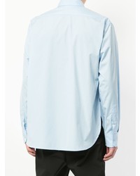 hellblaues Langarmhemd von Raf Simons