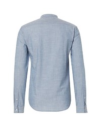 hellblaues Langarmhemd von Tom Tailor Denim