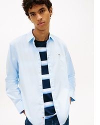 hellblaues Langarmhemd von Tommy Jeans
