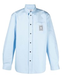 hellblaues Langarmhemd von Valentino