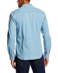 hellblaues Langarmhemd von Wrangler