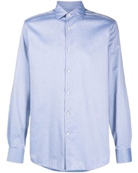 hellblaues Langarmhemd von Zegna