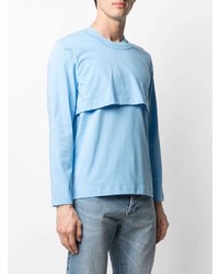 hellblaues Langarmshirt von Comme Des Garcons SHIRT