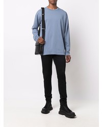 hellblaues Langarmshirt von John Elliott