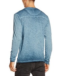 hellblaues Langarmshirt