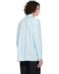hellblaues Leinen Langarmhemd von Gabriela Hearst
