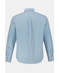 hellblaues Leinen Langarmhemd von JP1880