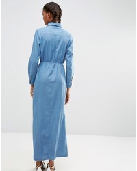 hellblaues Maxikleid von Asos